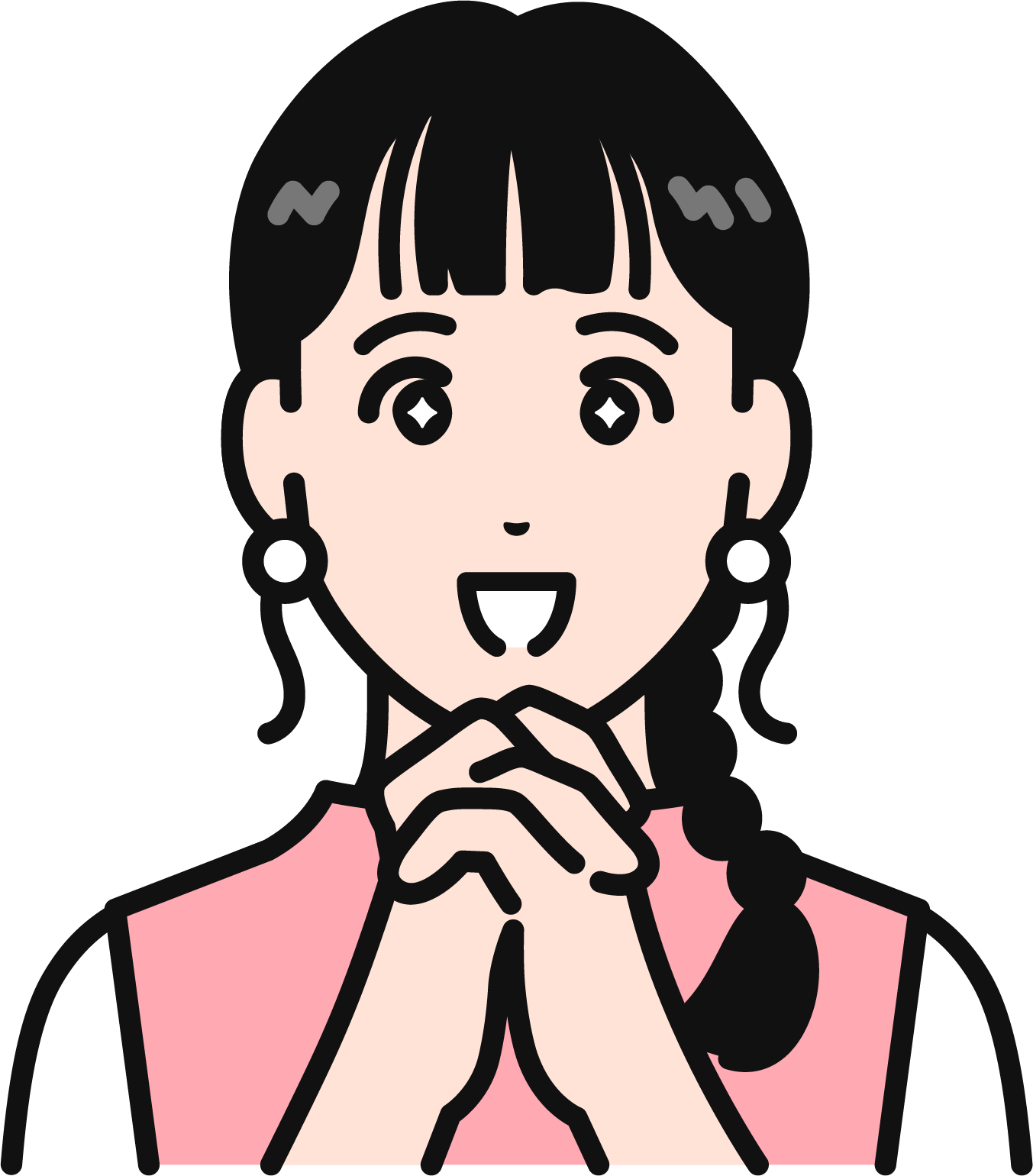 マッチングを喜ぶ女性ユーザー